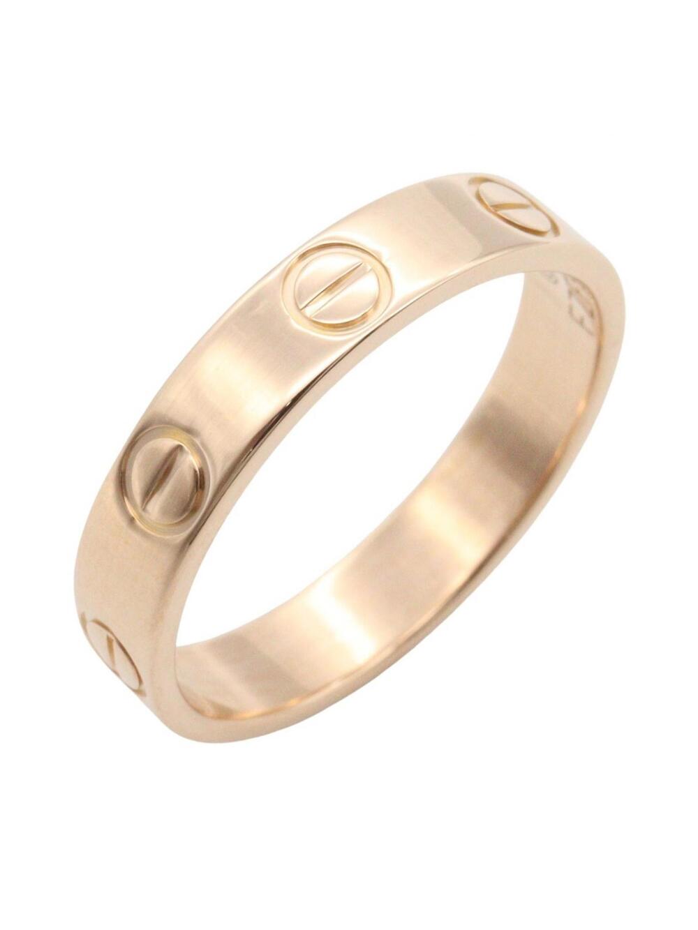 Cartier Mini Love Ring 18Kpg Pink Rose #309609C13B